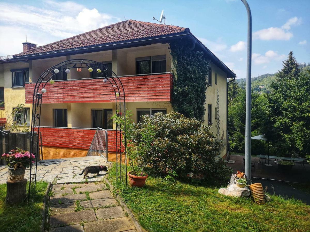 Hotel Pension Waldbaude ヴァルメンシュタイナハ エクステリア 写真